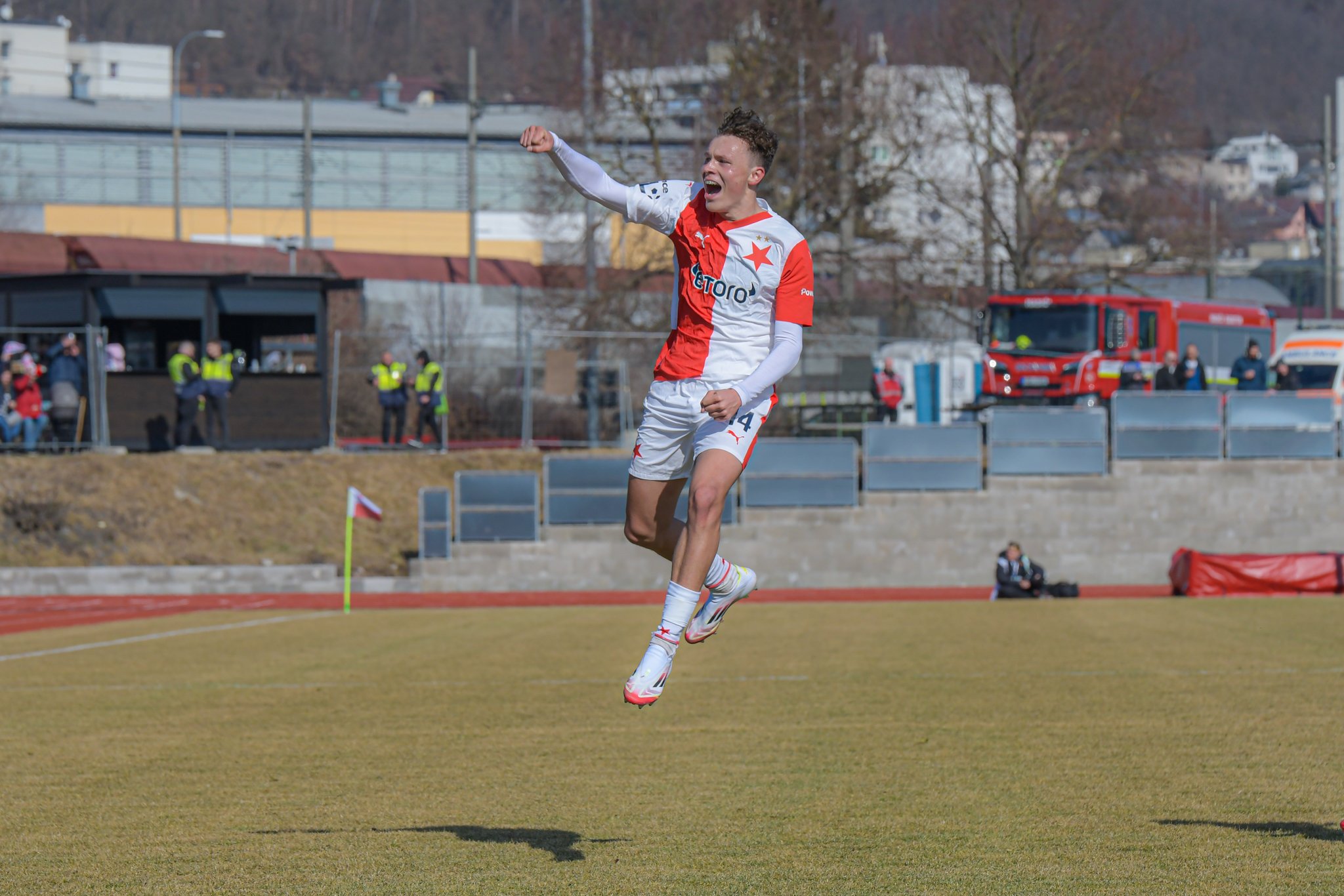 Béčko Slavie na úvod jarní části přejelo Líšeň